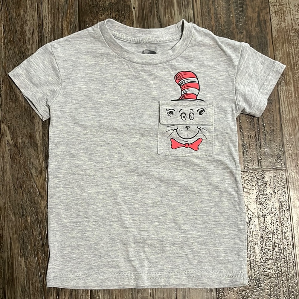 🔥Dr. Seuss Cat in Hat T-shirt Top Boy 🔥